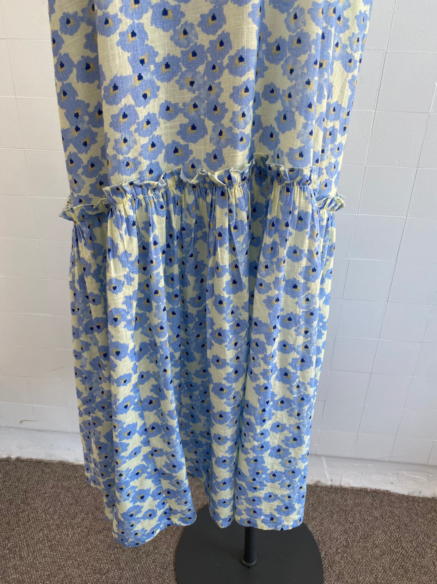 CECILIE COPENHAGEN MELANIE FLORAL MAXI DRESS - SIZE L