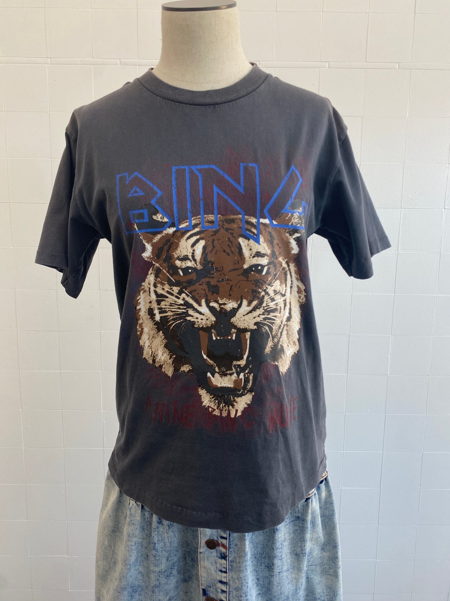 ANINE BING TIGER T-SHIRT -SIZE XS