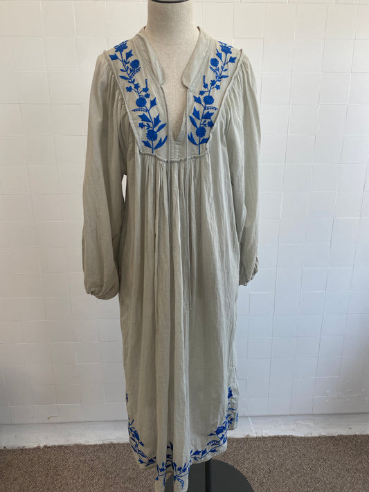 KINGA CSILLA RAPALLO EMBROIDERED MAXI - SIZE 8