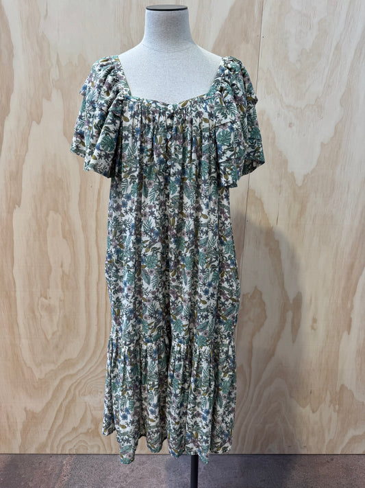 MORRISON FLORAL MIDI DRESS - SIZE 1-2