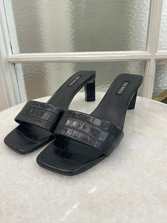 SENSO MAISY BLACK MULES - SIZE 41