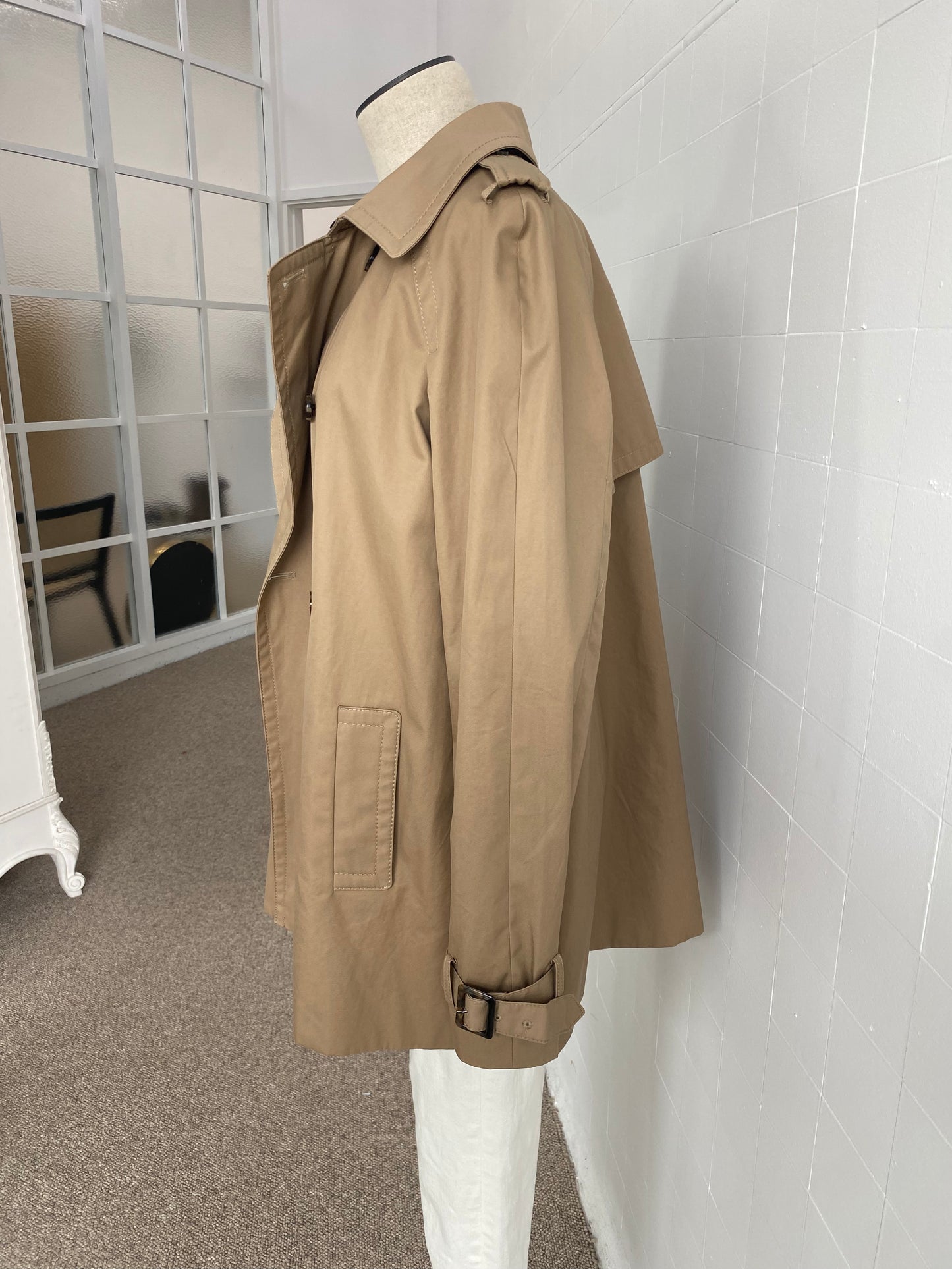 BANANA REPUBLIC CAMEL TRENCH - SIZE L