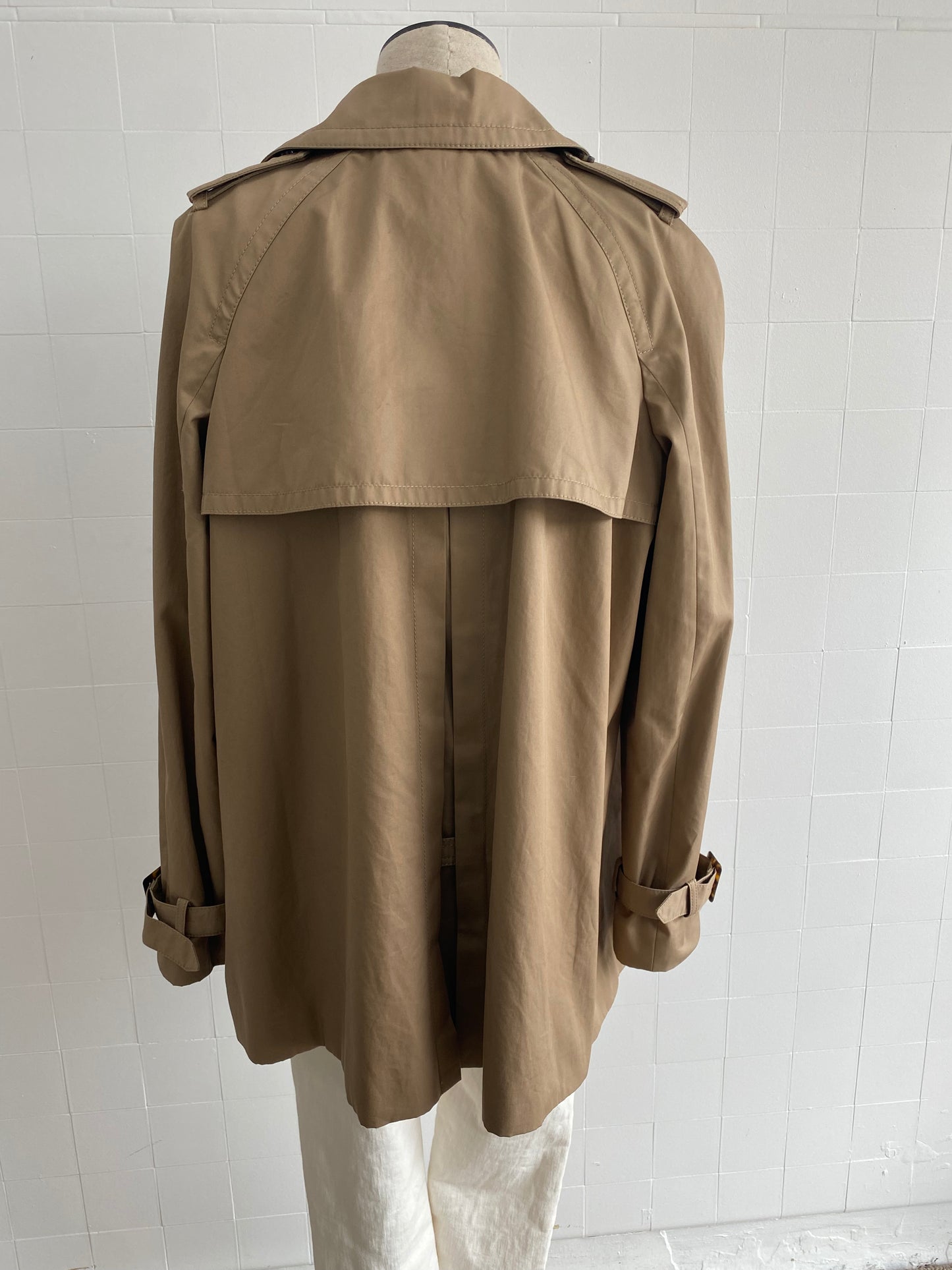 BANANA REPUBLIC CAMEL TRENCH - SIZE L