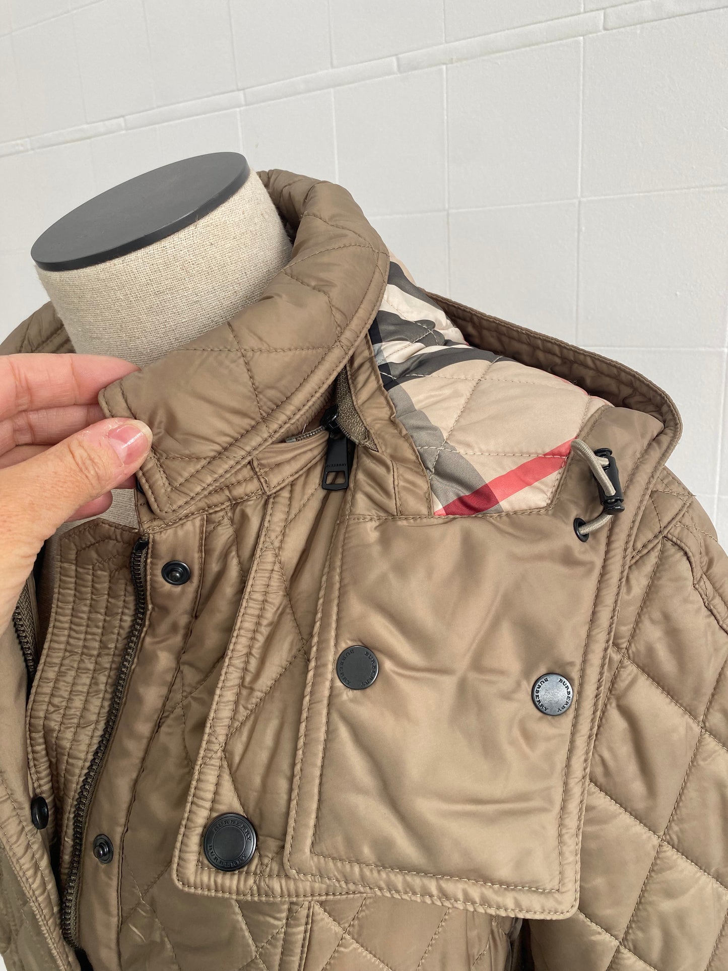 BURBERRY BRIT UTILITY QUILTED JACKET - SP