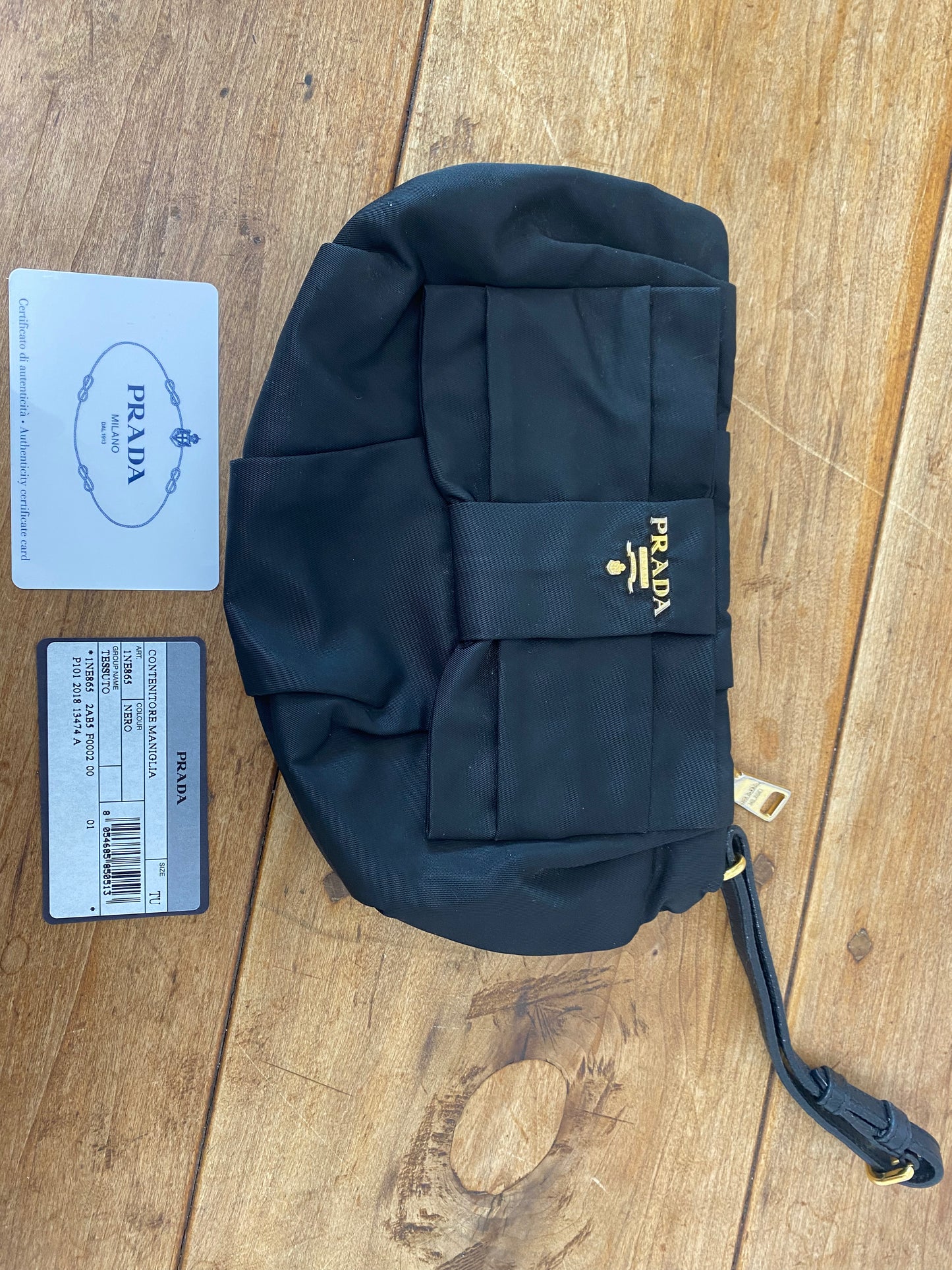 PRADA MINI BLACK NYLON BAG