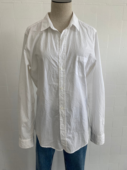 FRANK & EILEEN BARRY WHITE SHIRT - SIZE XL (FITS 8-12)