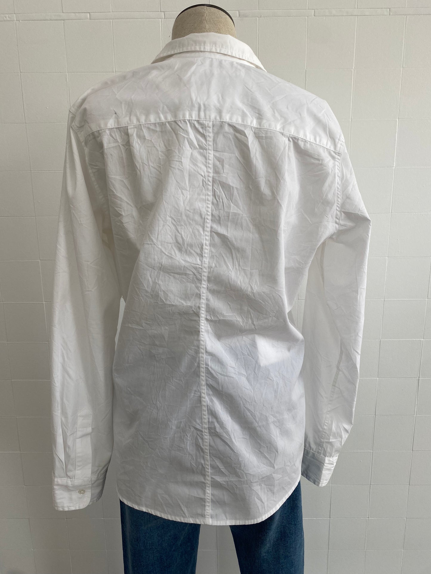 FRANK & EILEEN BARRY WHITE SHIRT - SIZE XL (FITS 8-12)