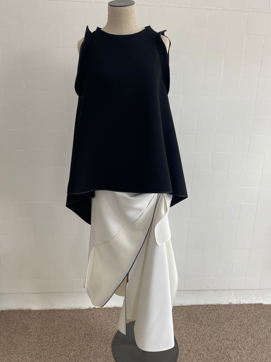 MATICEVSKI CONTRADICTION WHITE SKIRT - SIZE M